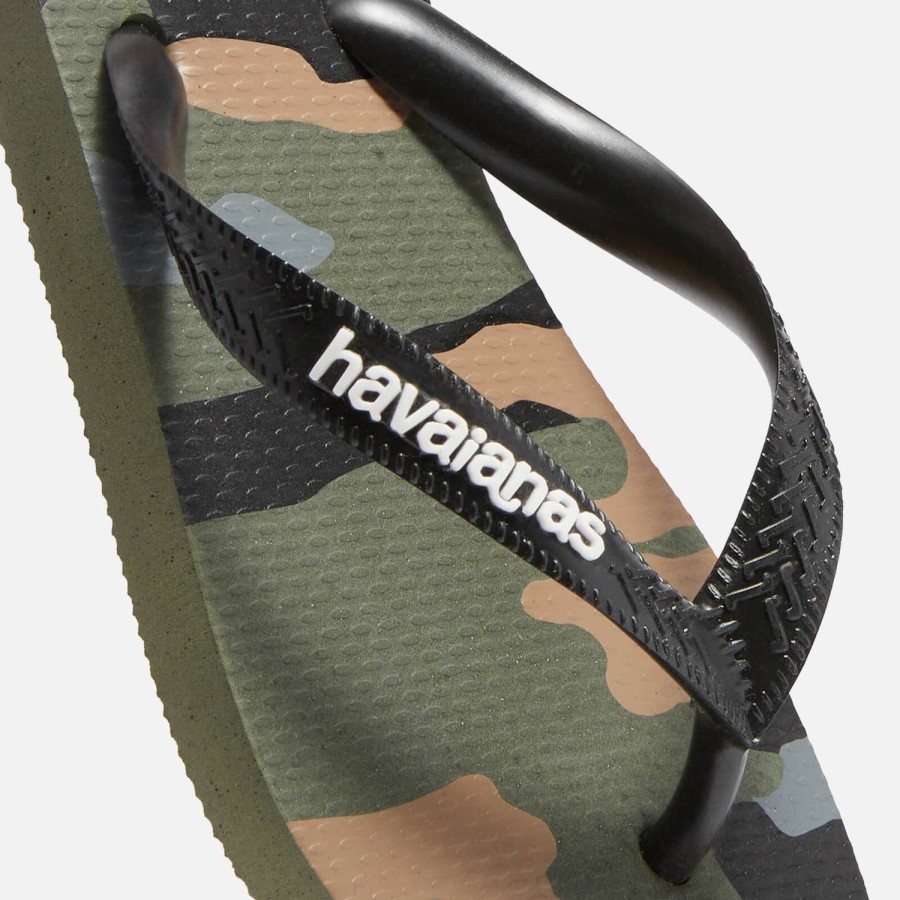 Kind & Baby Havaianas Schuhwerk | Havaianas Jungen Camo Flip Flops Grun