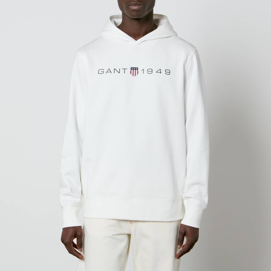 Manner GANT Hoodies Und Sweatshirts | Gant Kapuzenpullover Aus Baumwollmischung Mit Grafik