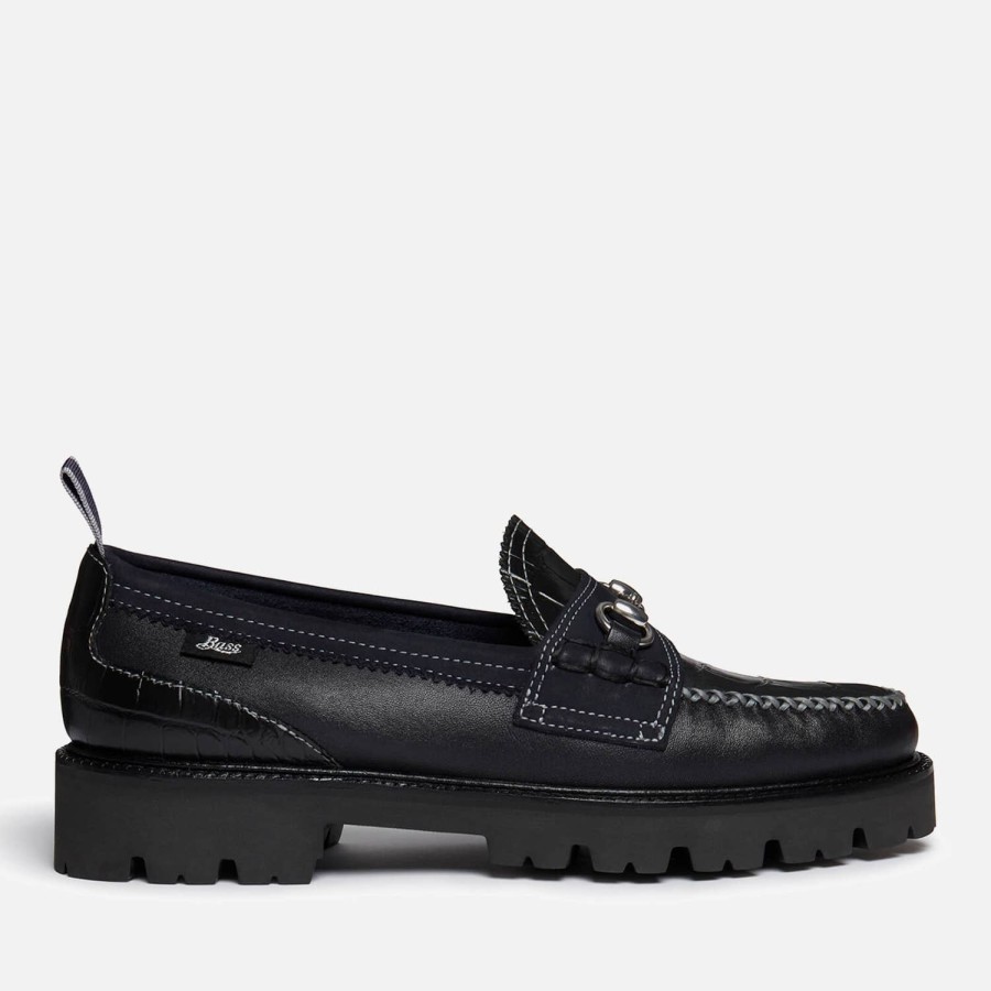 Schuhwerk GH Bass & Co Schuhe | Gh Bass & Co X Nicholas Daley Super Lug Lincoln Leder-Loafer Fur Herren