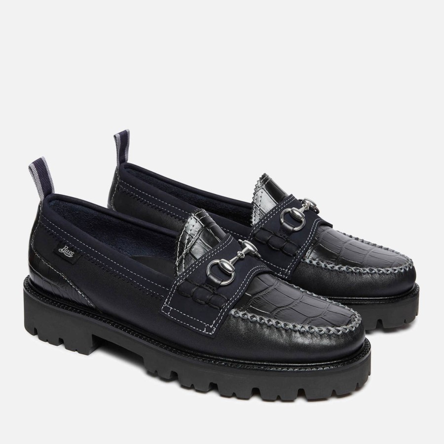 Schuhwerk GH Bass & Co Schuhe | Gh Bass & Co X Nicholas Daley Super Lug Lincoln Leder-Loafer Fur Herren