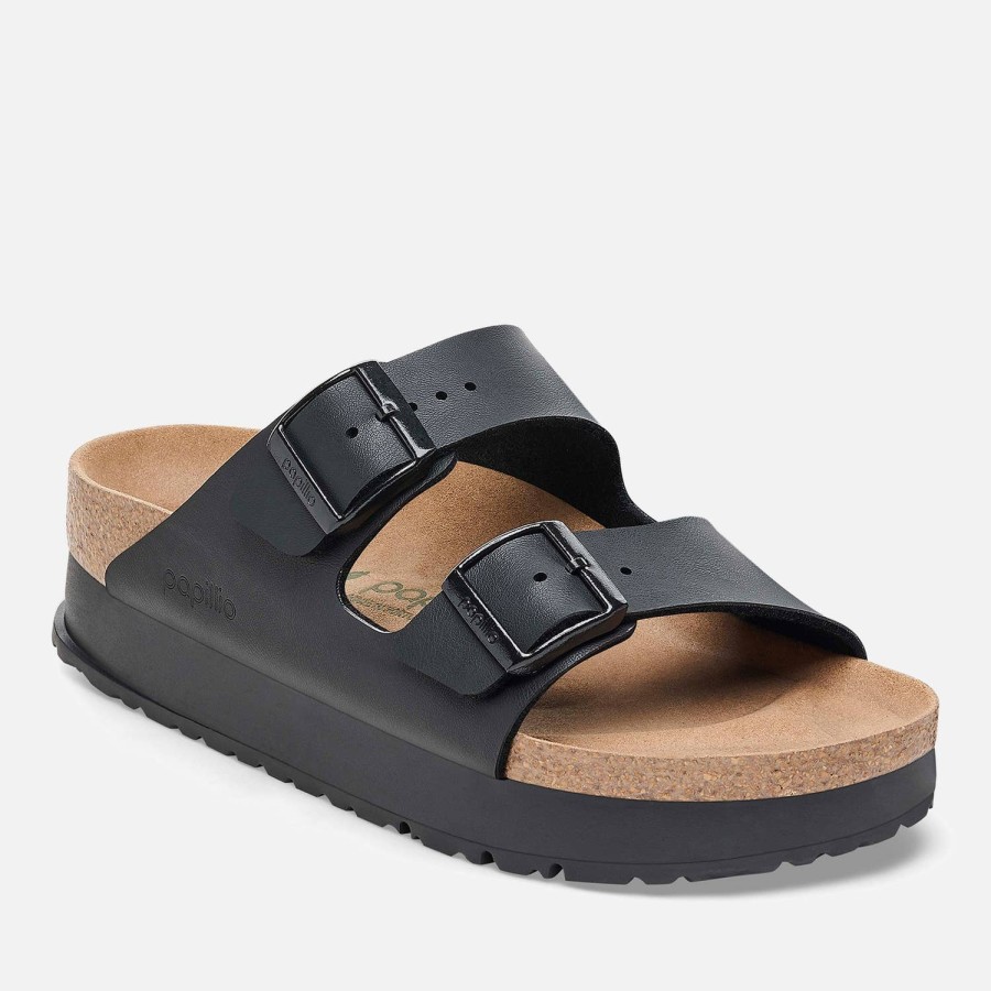 Schuhwerk Birkenstock Schuhwerk | Birkenstock Damen Papillio Arziona Birko-Flor® Sandalen