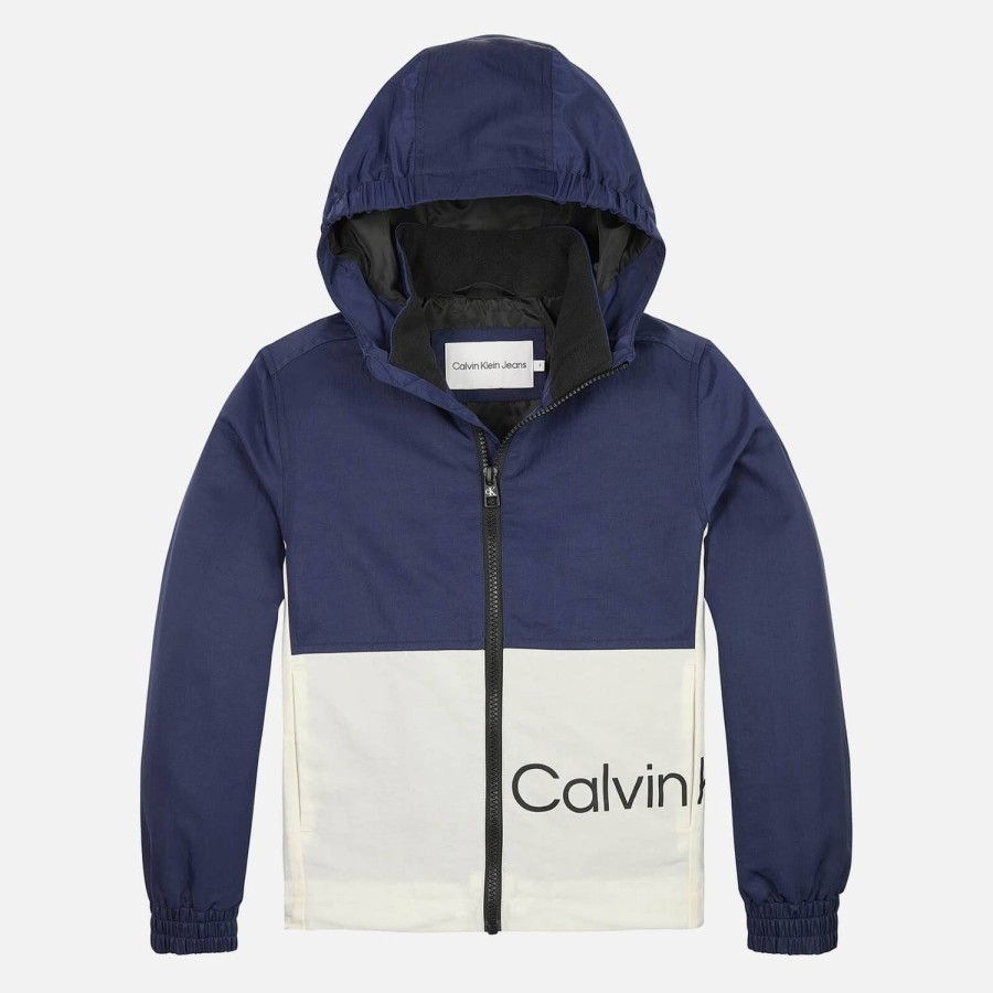 Kind & Baby Calvin Klein Jacken | Calvin Klein Jungen-Windbreaker Mit Farbblock-Shell-Motiv