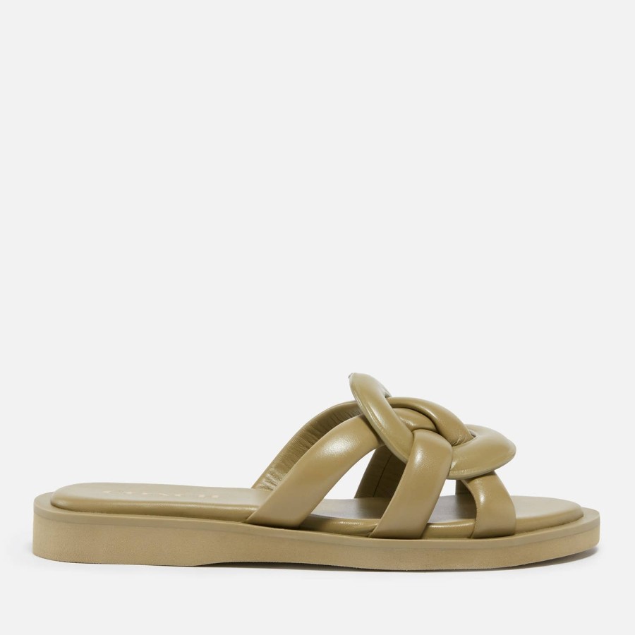 Schuhwerk Trainer Sandalen | Coach Georgie Ledersandalen Fur Damen