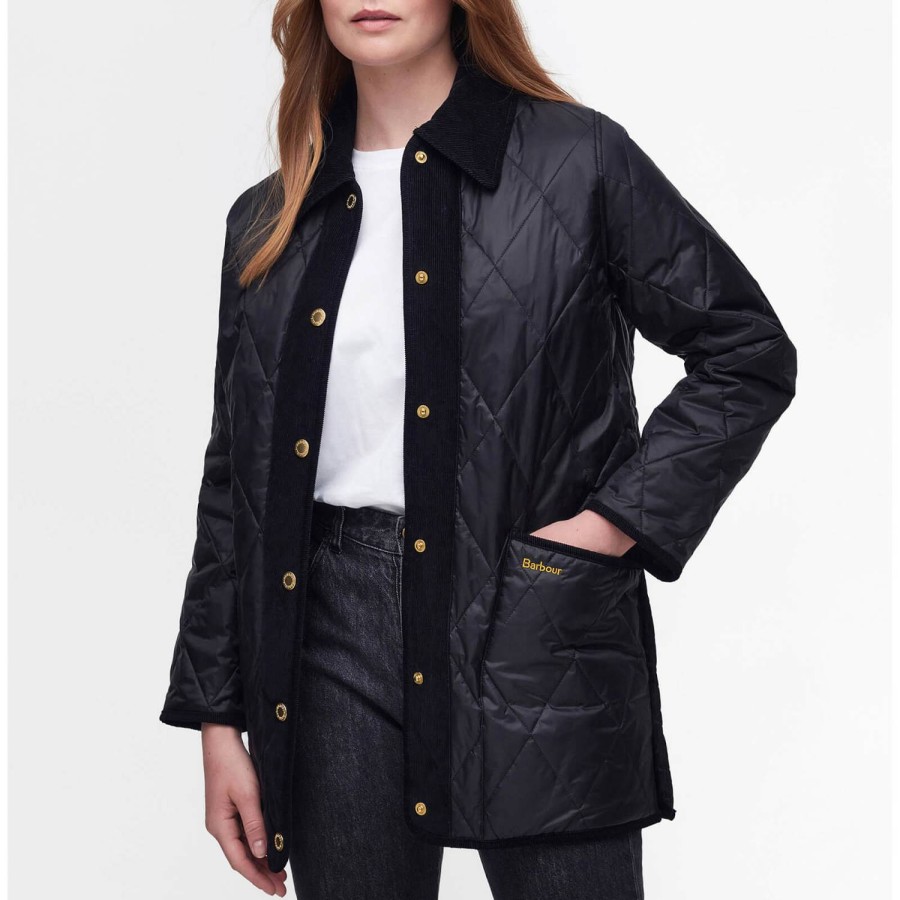 Wehe Barbour Jacken | Barbour Highcliffe Steppjacke Aus Shell