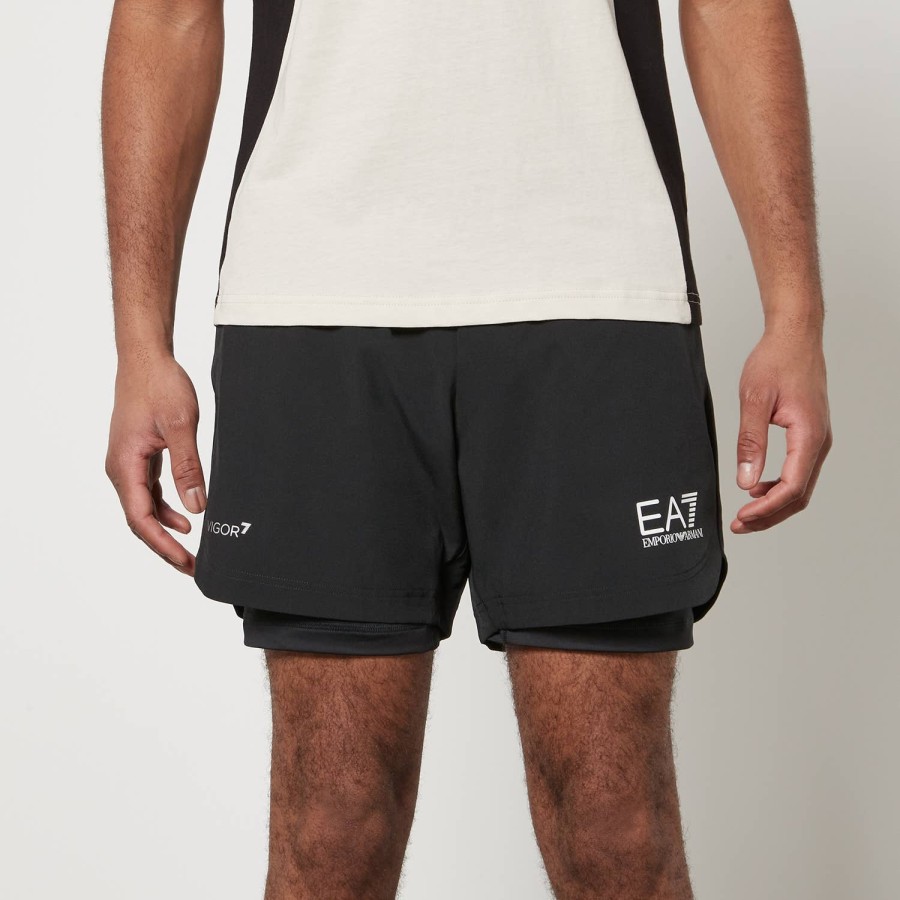 Manner EA7 Kurze Hose | Ea7 Vigor Light Jersey-Shorts