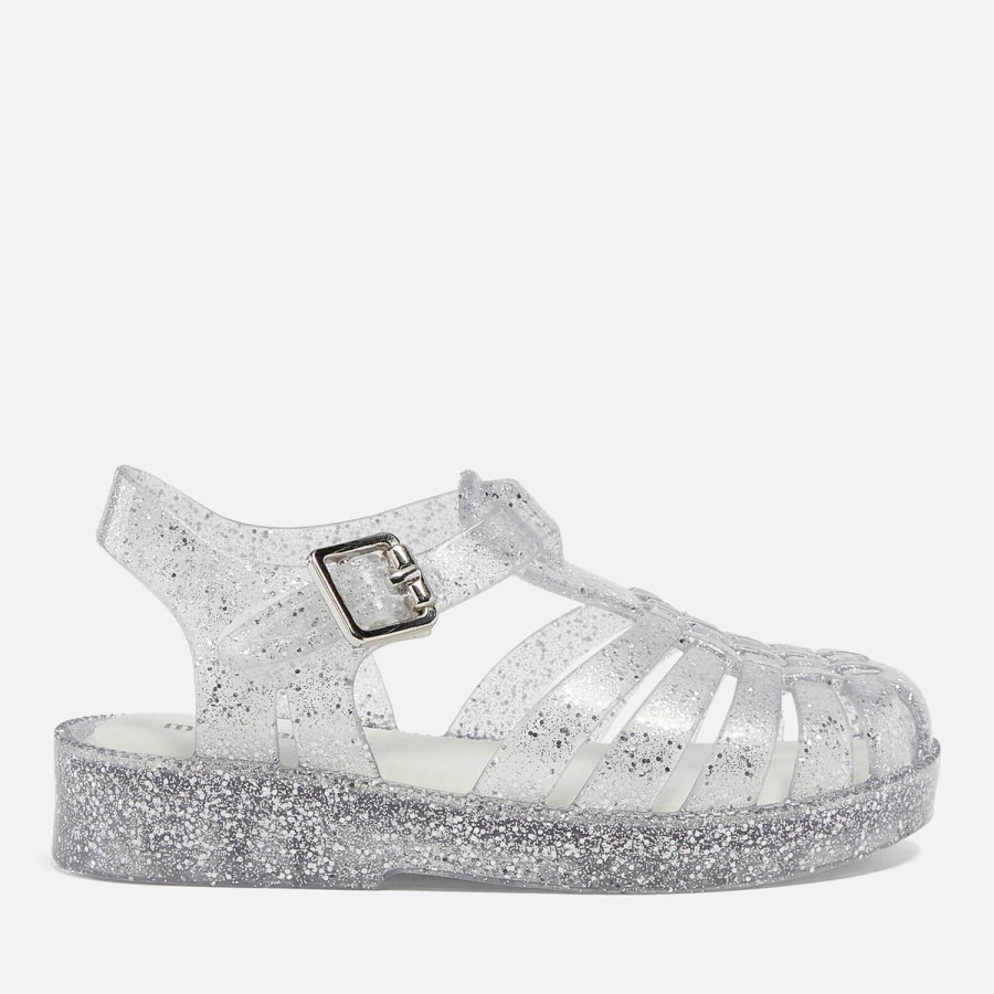 Kind & Baby Mini-Melissa Schuhwerk | Mini Melissa Possessions Glitzernde Gummisandalen