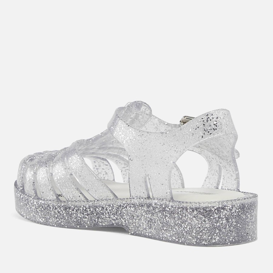 Kind & Baby Mini-Melissa Schuhwerk | Mini Melissa Possessions Glitzernde Gummisandalen