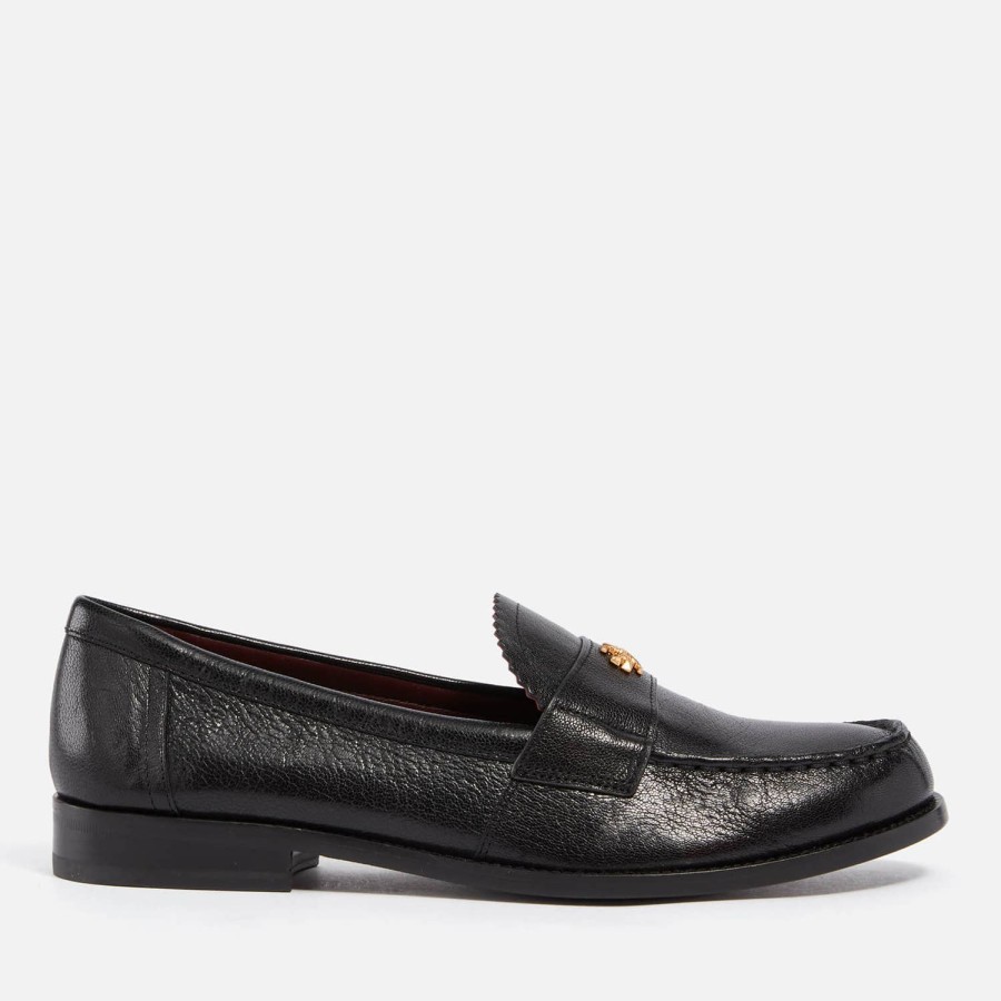 Schuhwerk Tory Burch Wohnungen | Tory Burch Perry Leder-Loafer Fur Damen