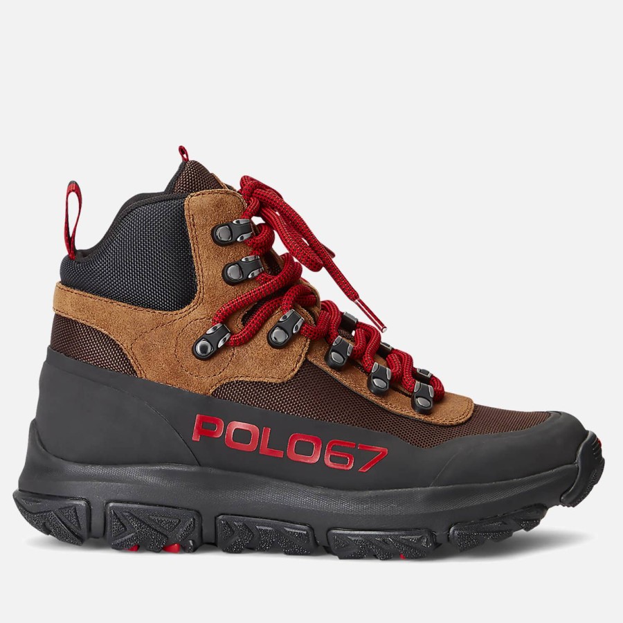 Schuhwerk Polo Ralph Lauren Stiefel | Polo Ralph Lauren Adventure 300 Wanderstiefel Aus Wildleder Und Mesh