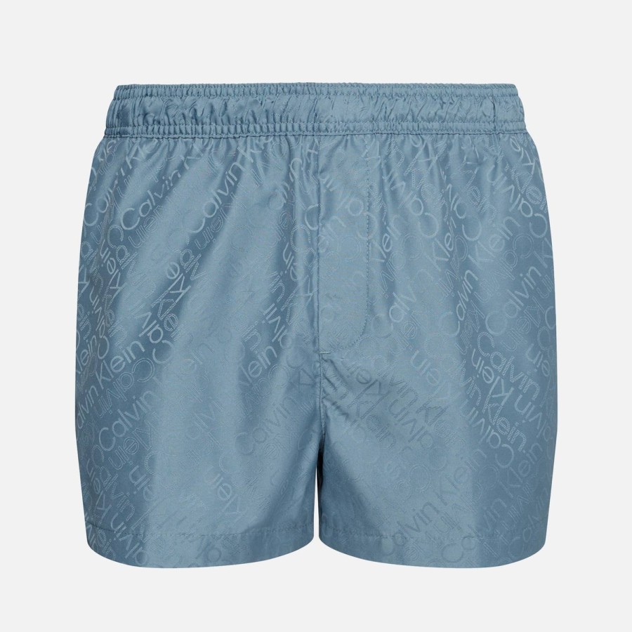 Manner Calvin Klein Bademode Bademode | Calvin Klein Bademode Monogram Nylon Badeshorts