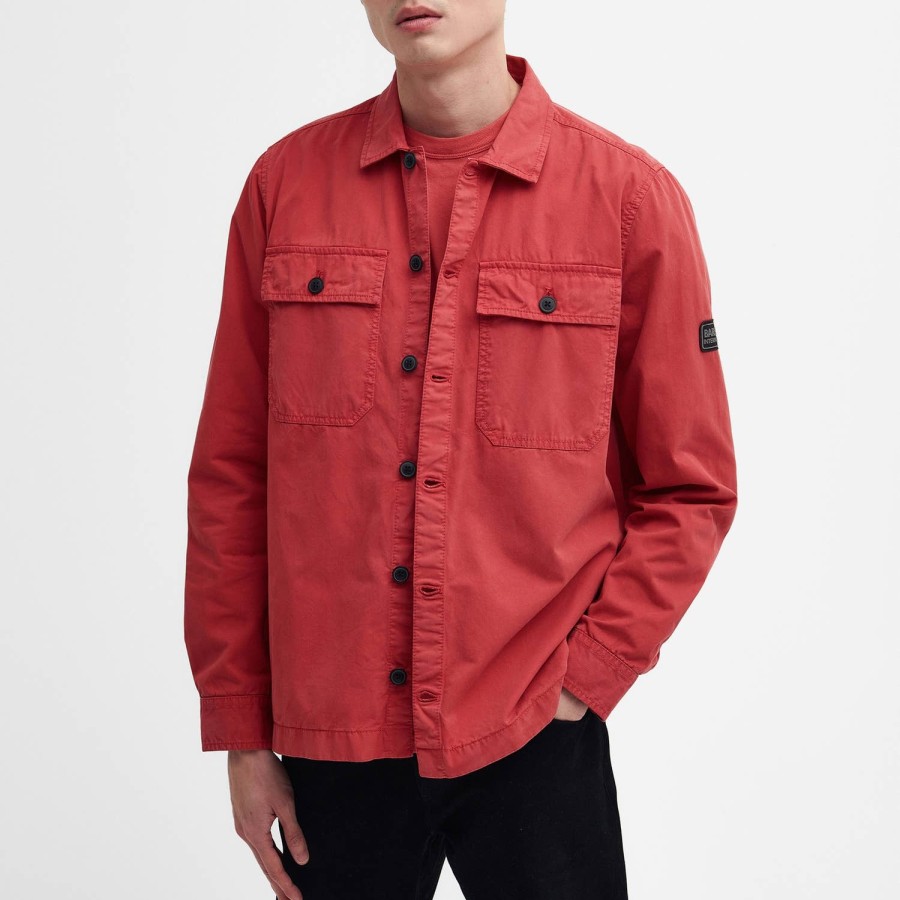 Manner Barbour International Hemden | Barbour International Adey Canvas-Uberhemd