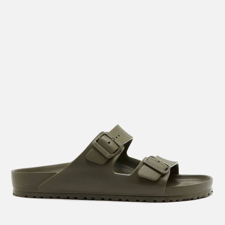 Schuhwerk Birkenstock Sandalen | Birkenstock Herren Arizona Eva Double Strap Sandalen Khaki