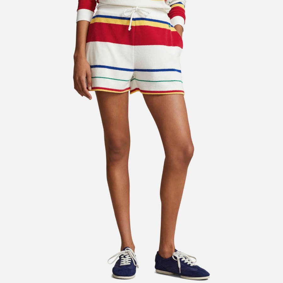 Wehe Polo Ralph Lauren Kurze Hose | Sportliche Flanell-Shorts Mit Mehreren Streifen Von Polo Ralph Lauren