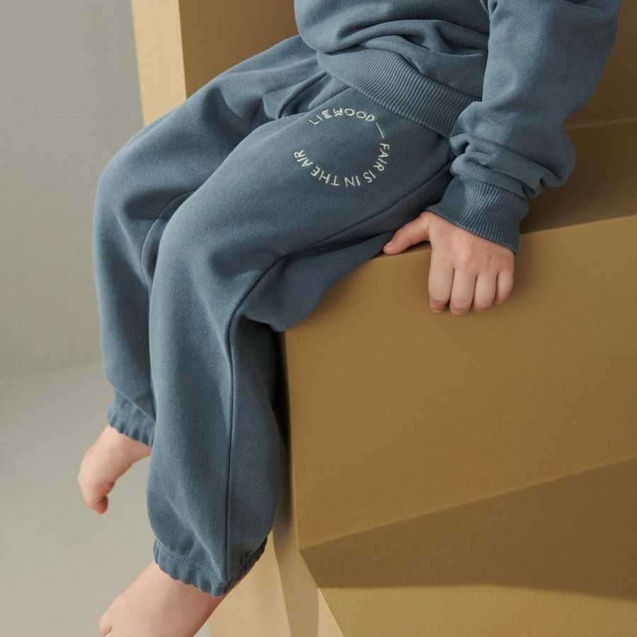 Kind & Baby Liewood Hosen Und Jeans | Liewood Kinder-Jogginghose „Inga" Aus Baumwolle Mit Logo-Print