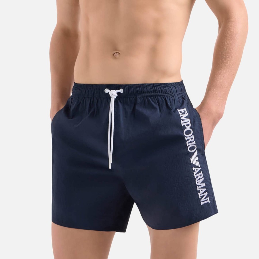 Manner Emporio Armani Bodywear Bademode | Emporio Armani Bodywear Logo Shell Badehose