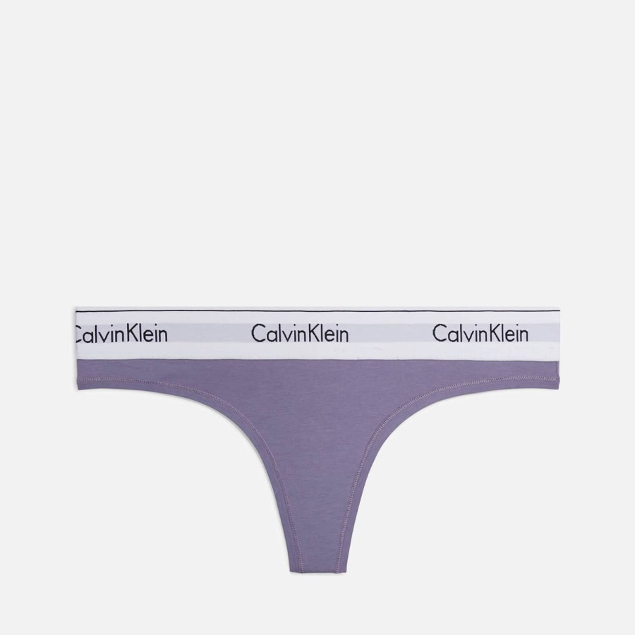 Wehe Calvin Klein Kleidung | Calvin Klein Unterwasche Tanga Aus Baumwollmischung