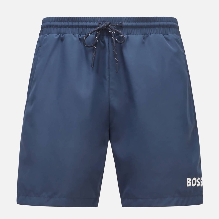 Manner CHEF Bademode | Boss Bodywear Seestern-Badeshorts Fur Herren Marine