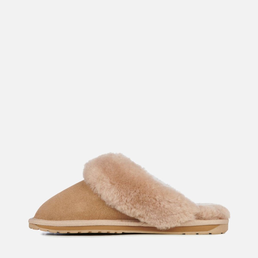 Schuhwerk WWU Australien Hausschuhe | Emu Australia Jolie Hausschuhe Aus Wildleder Und Shearling