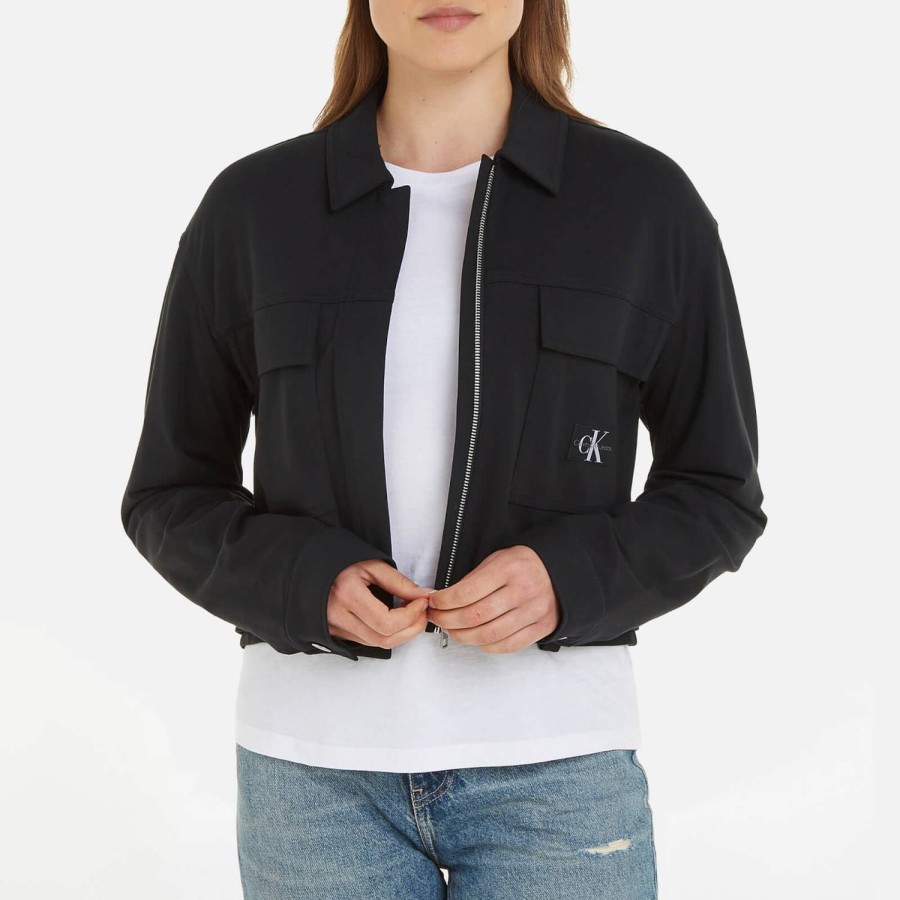 Wehe Calvin Klein Jeans Jacken | Calvin Klein Jeans Milano Verkurzte Shell-Utility-Jacke