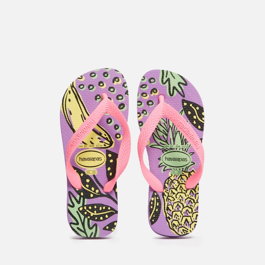 Kind & Baby Havaianas Schuhwerk | Havaianas Madchen Top Fashion Flip Flops Lila