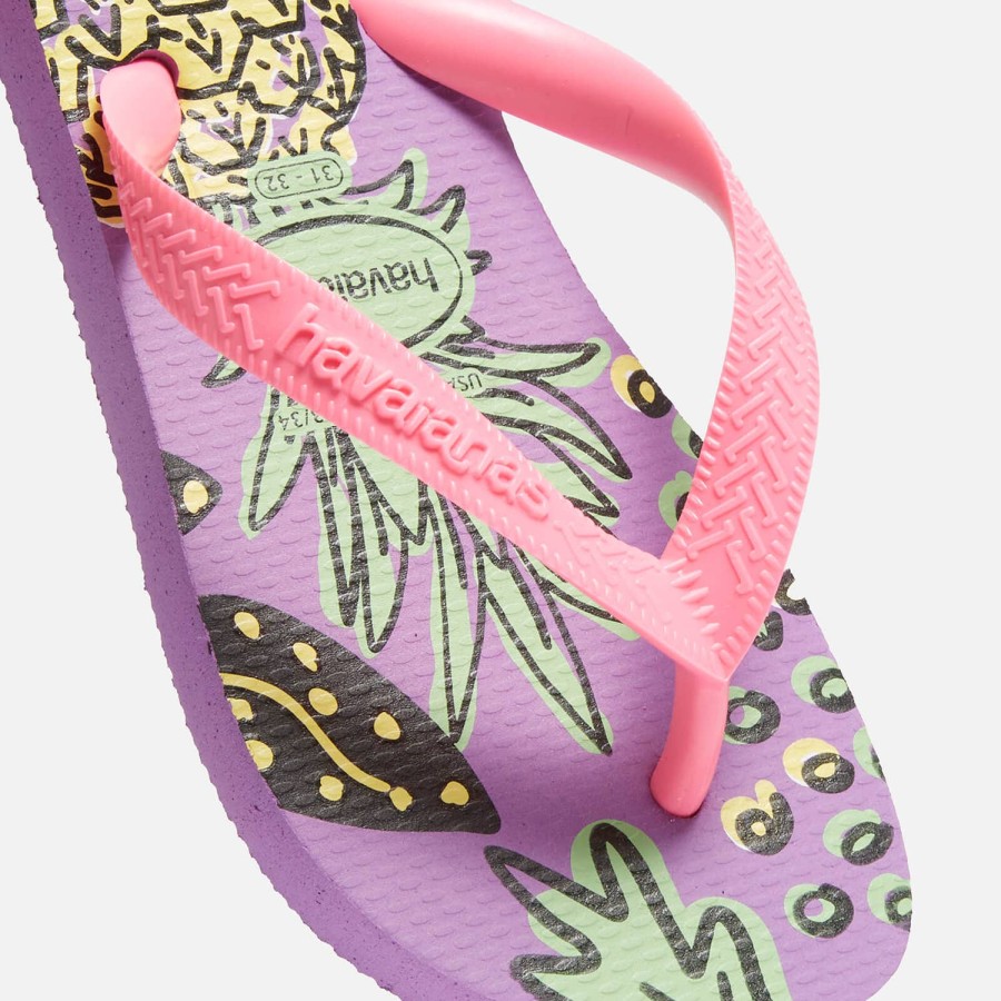 Kind & Baby Havaianas Schuhwerk | Havaianas Madchen Top Fashion Flip Flops Lila