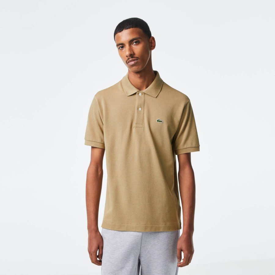 Manner Lacoste Polo-Shirts | Lacoste Klassisches Baumwoll-Poloshirt Mit Logo-Applikation