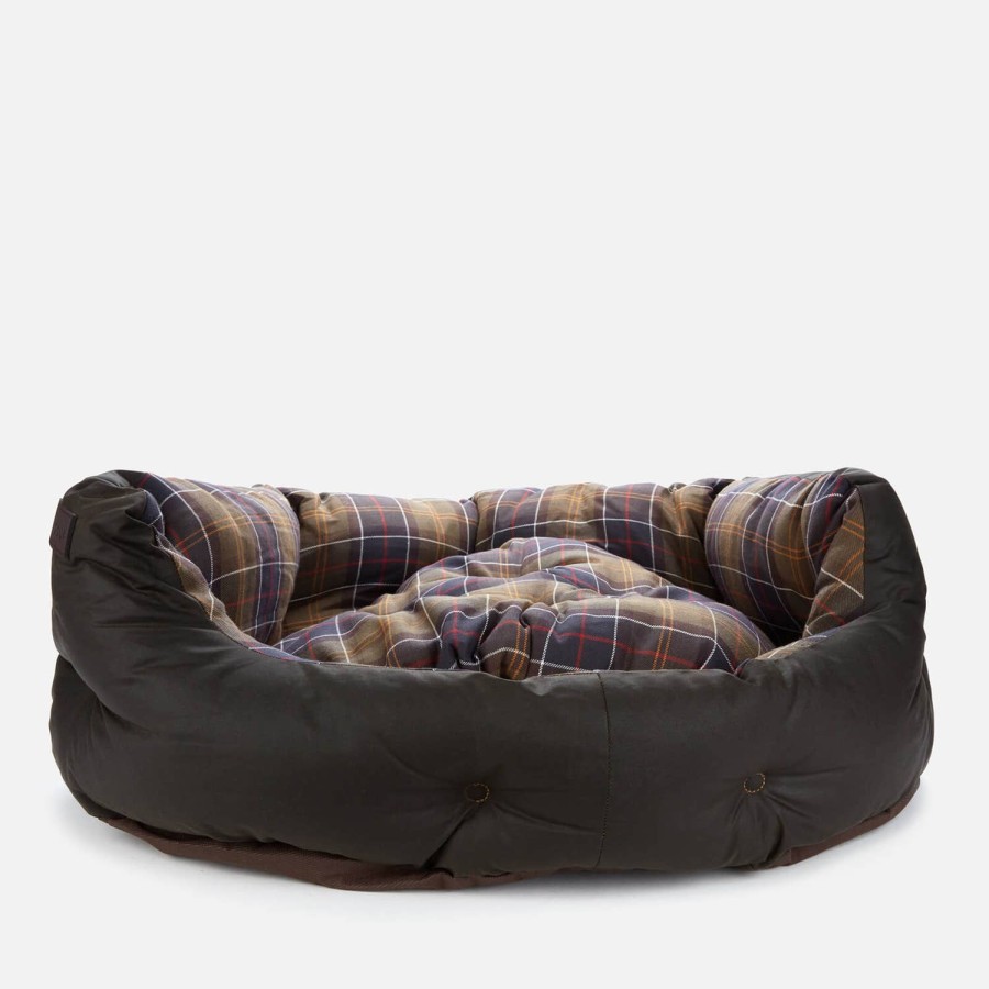 Wehe Barbour Haustierzubehor | Barbour Hundebett Aus Wachs/Baumwolle Klassisch/Oliv