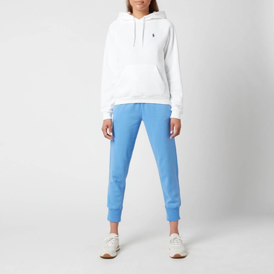 Wehe Polo Ralph Lauren Hoodies Und Sweatshirts | Polo Ralph Lauren Langarm-Strickkapuzenpullover Fur Damen Weis