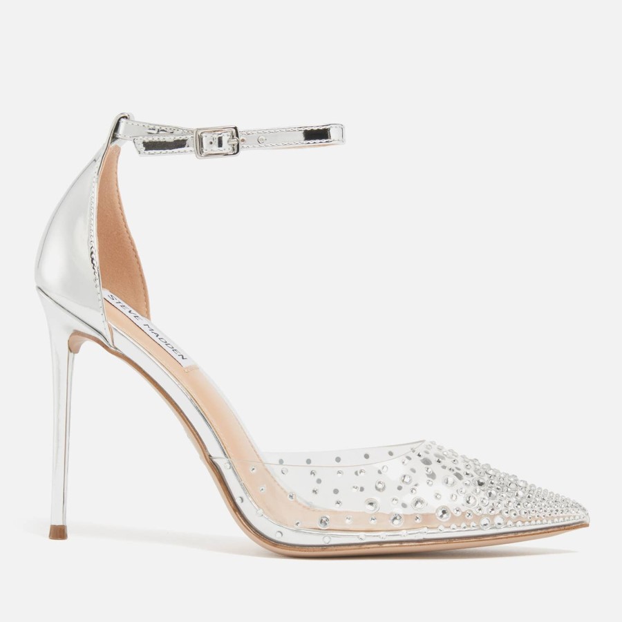 Schuhwerk Steve Madden Absatze | Steve Madden Ravaged Embellished Pvc Heeled Pumps Fur Damen