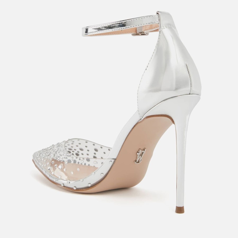 Schuhwerk Steve Madden Absatze | Steve Madden Ravaged Embellished Pvc Heeled Pumps Fur Damen