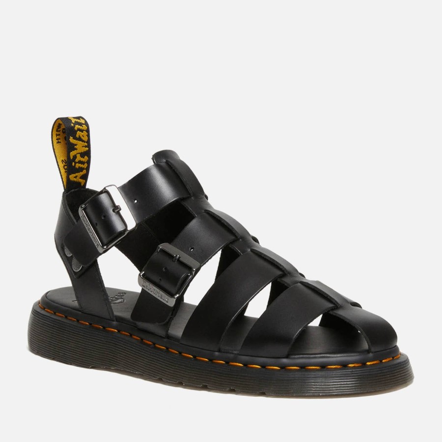 Schuhwerk Dr Martens Sandalen | Dr. Martens Herren-Fisherman-Sandalen Aus Leder