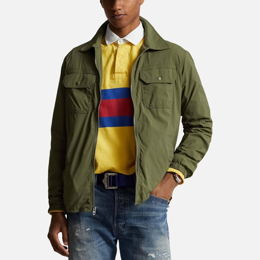 Manner Polo Ralph Lauren Jacken | Polo Ralph Lauren Chase Gefutterte Hemdjacke Aus Recyceltem Nylon