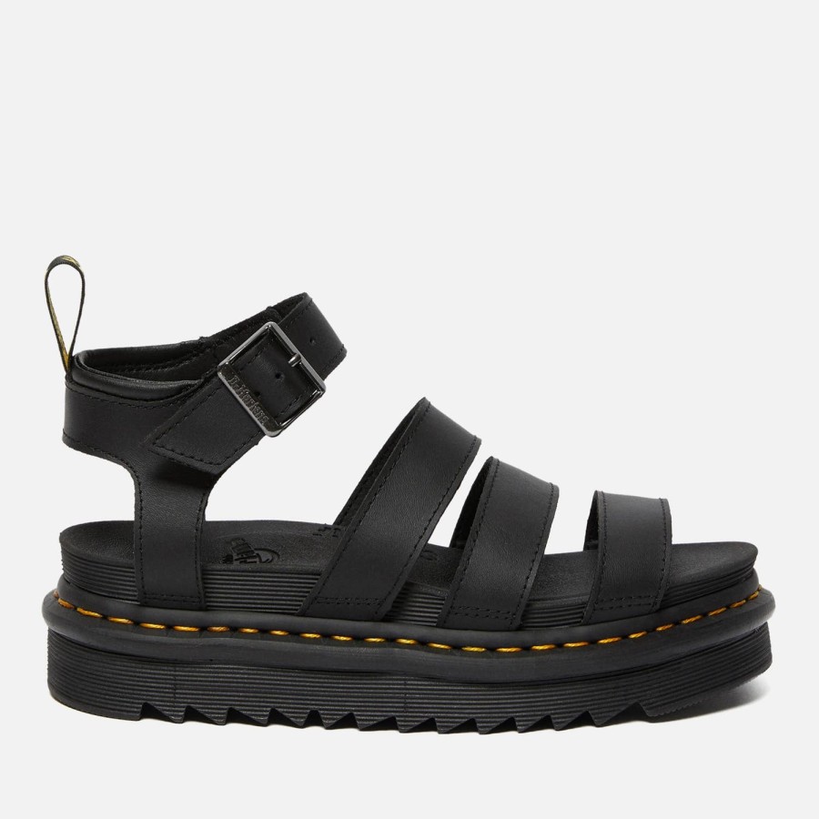 Schuhwerk Dr Martens Sandalen | Dr. Martens Blaire Leder-Riemchensandalen Fur Damen