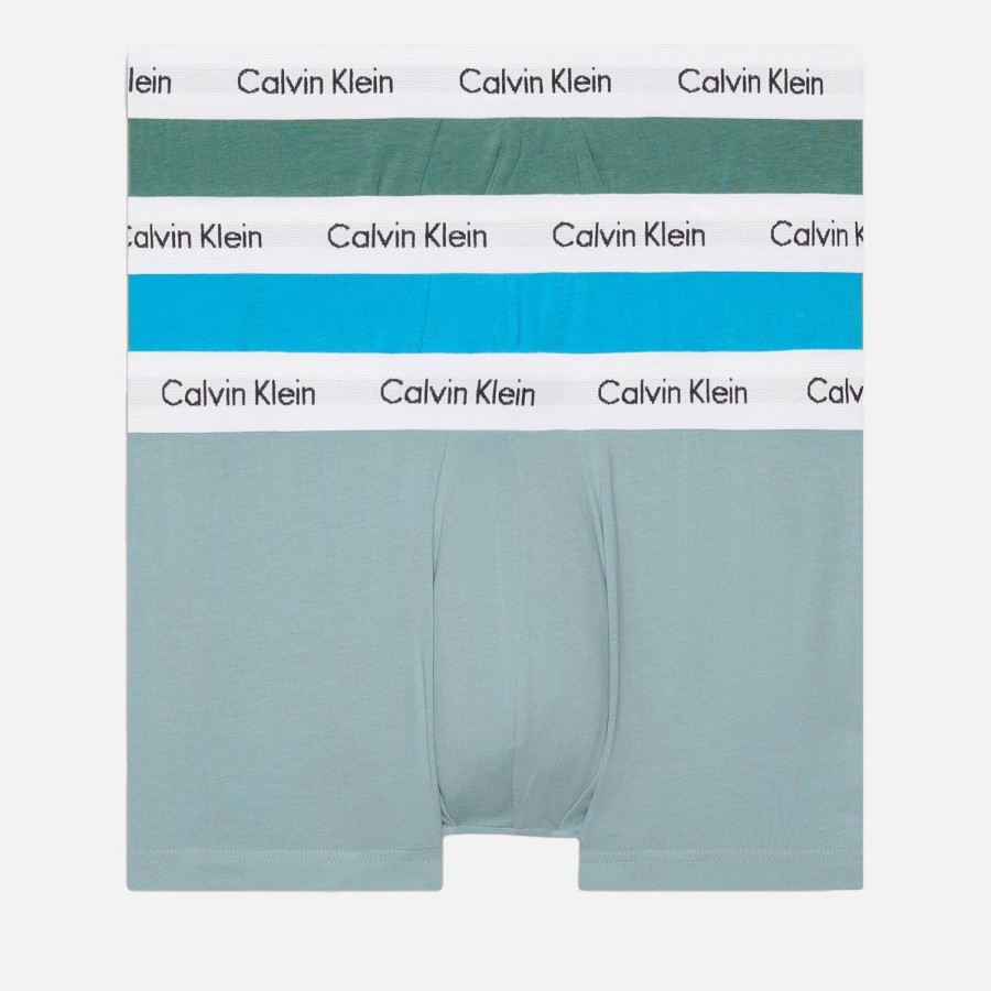 Manner Calvin Klein Socken Und Unterwasche | Calvin Klein 3Er-Pack Unterhosen Aus Baumwollmischung Mit Niedrigem Bund