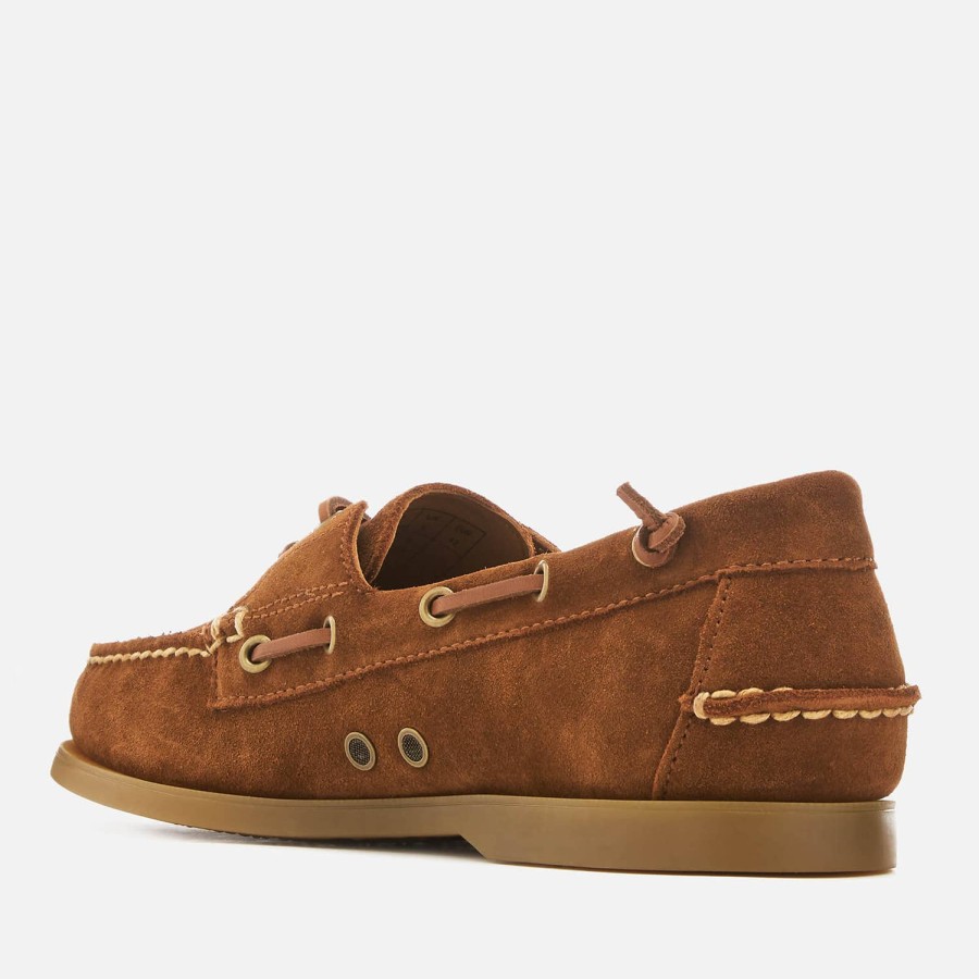 Schuhwerk Polo Ralph Lauren Schuhe | Polo Ralph Lauren Herren Merton Wildleder Bootsschuhe - New Snuff