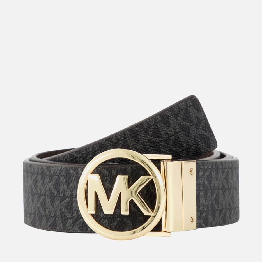 Wehe Michael Kors Gurtel | Michael Kors Logo-Jacquard-Ledergurtel