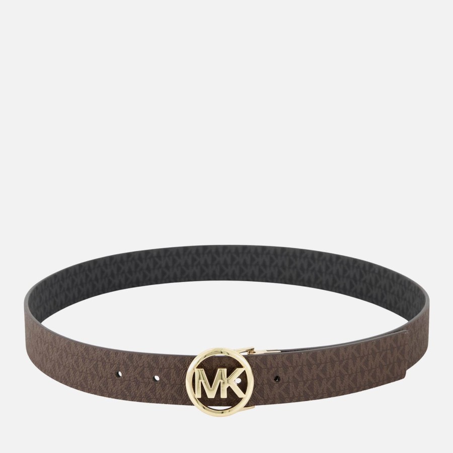 Wehe Michael Kors Gurtel | Michael Kors Logo-Jacquard-Ledergurtel