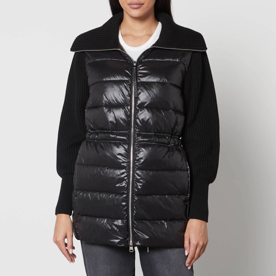 Wehe Varley Jacken | Varley Montrose Jacke Aus Nylon Und Strick Mit Durchgehendem Reisverschluss