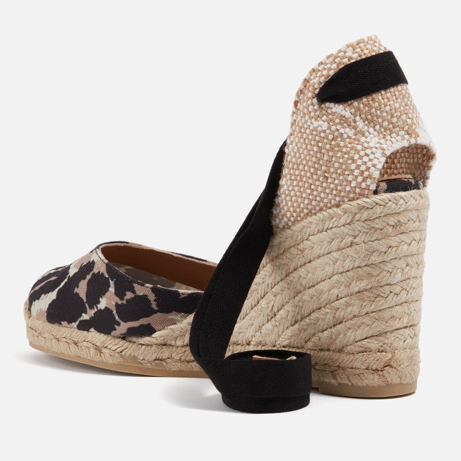 Schuhwerk Castañer X Diane Von Fürstenberg Espadrilles | Castaner X Diane Von Furstenberg Carina Canvas Wedge Espadrilles Fur Damen