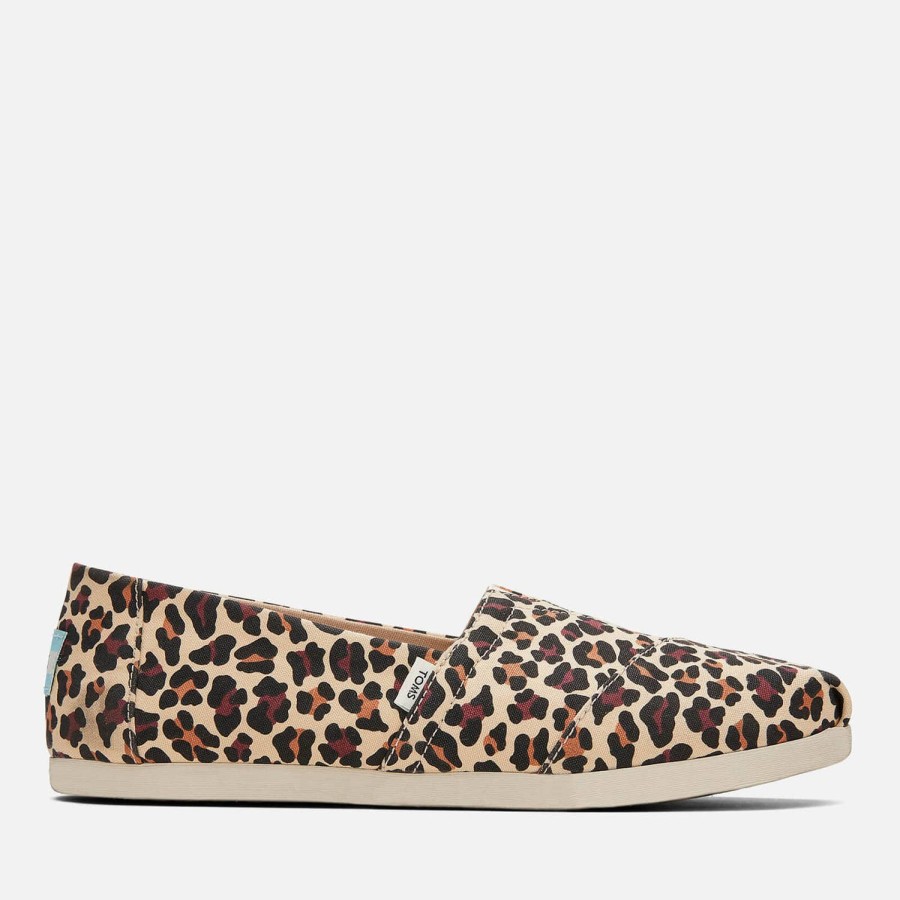 Schuhwerk TOMS Espadrilles | Toms Damen Alpargata Vegane Slip-On-Pumps Beige Classic Leopard