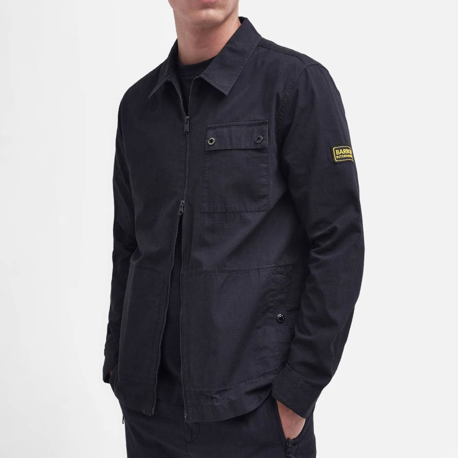 Manner Barbour International Hemden | Barbour International Volt Baumwoll-Overshirt