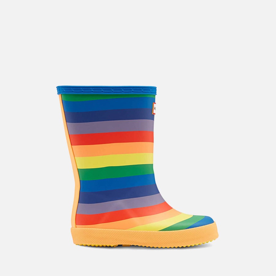 Kind & Baby Jäger Schuhwerk | Hunter Kids' First Classic Rainbow Gummistiefel Multi