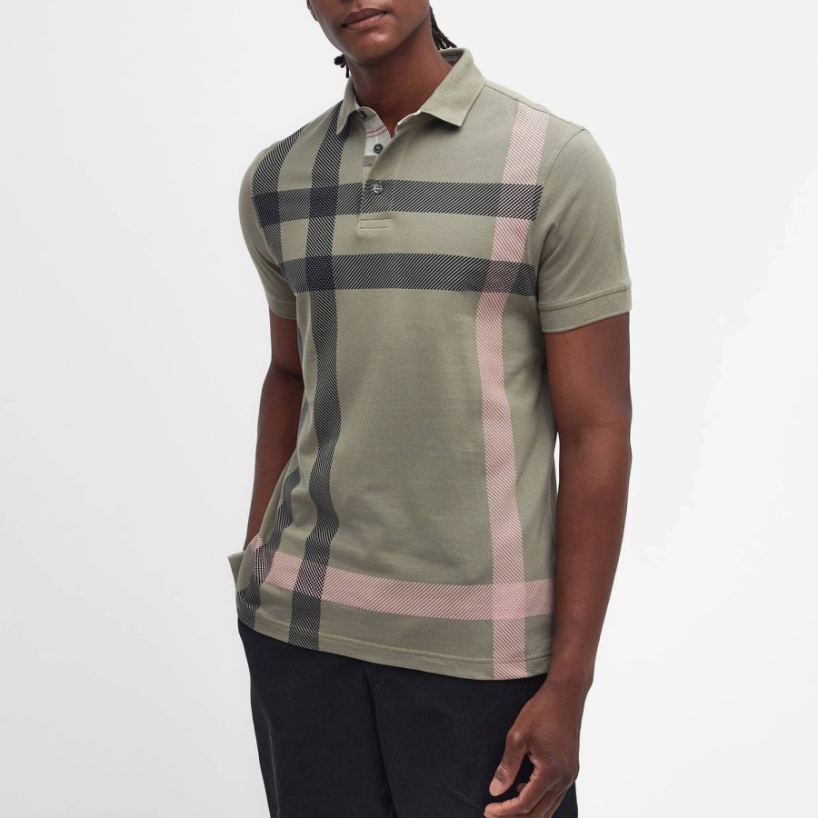 Manner Barbour-Erbe Polo-Shirts | Barbour Heritage Blaine Baumwoll-Poloshirt