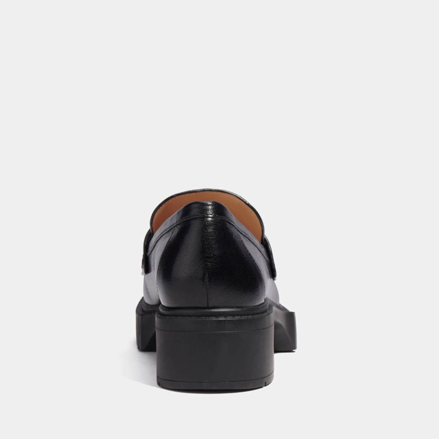 Schuhwerk Trainer Slipper | Coach Leah Leder-Loafer