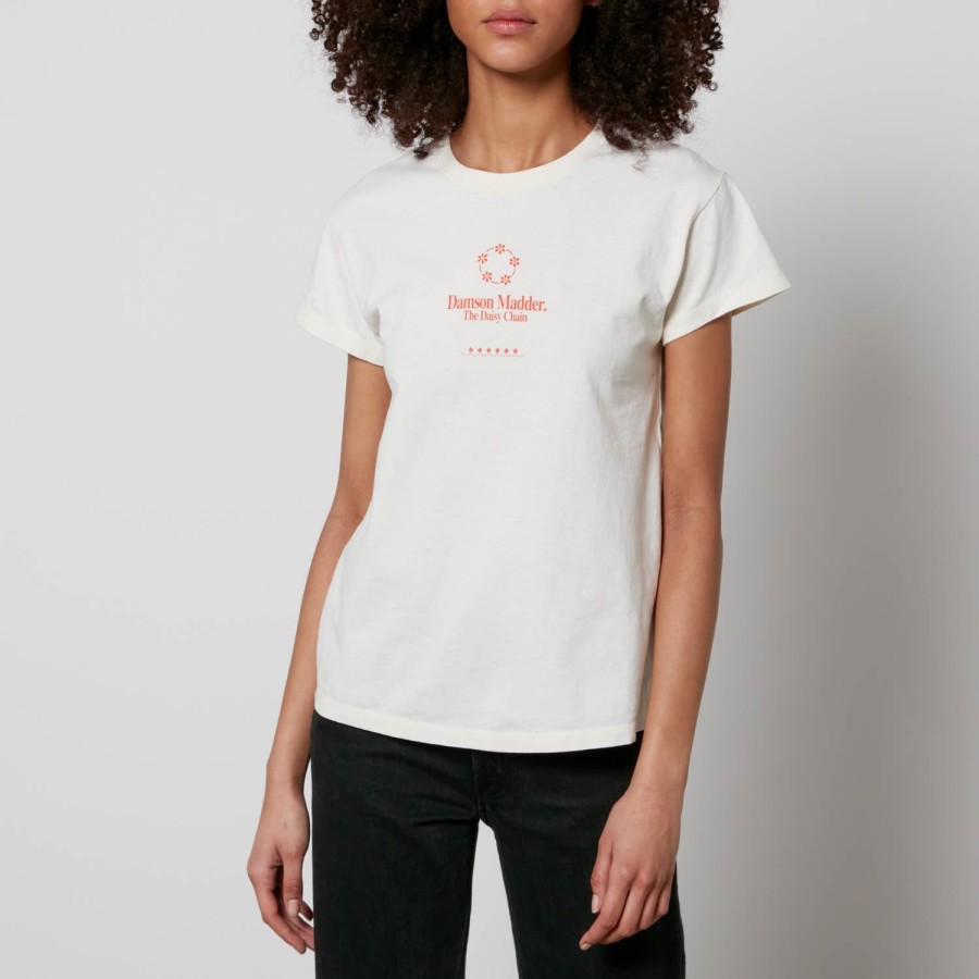 Wehe Damson Madder Loungewear | Damson Madder Daisy Chain T-Shirt Aus Bio-Baumwoll-Jersey