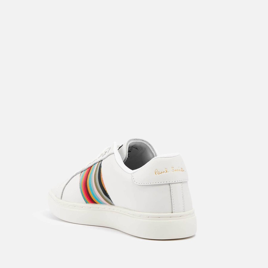 Schuhwerk Paul Smith Sportschuhe | Paul Smith Lapin Lederturnschuhe Mit Ripsbandbesatz