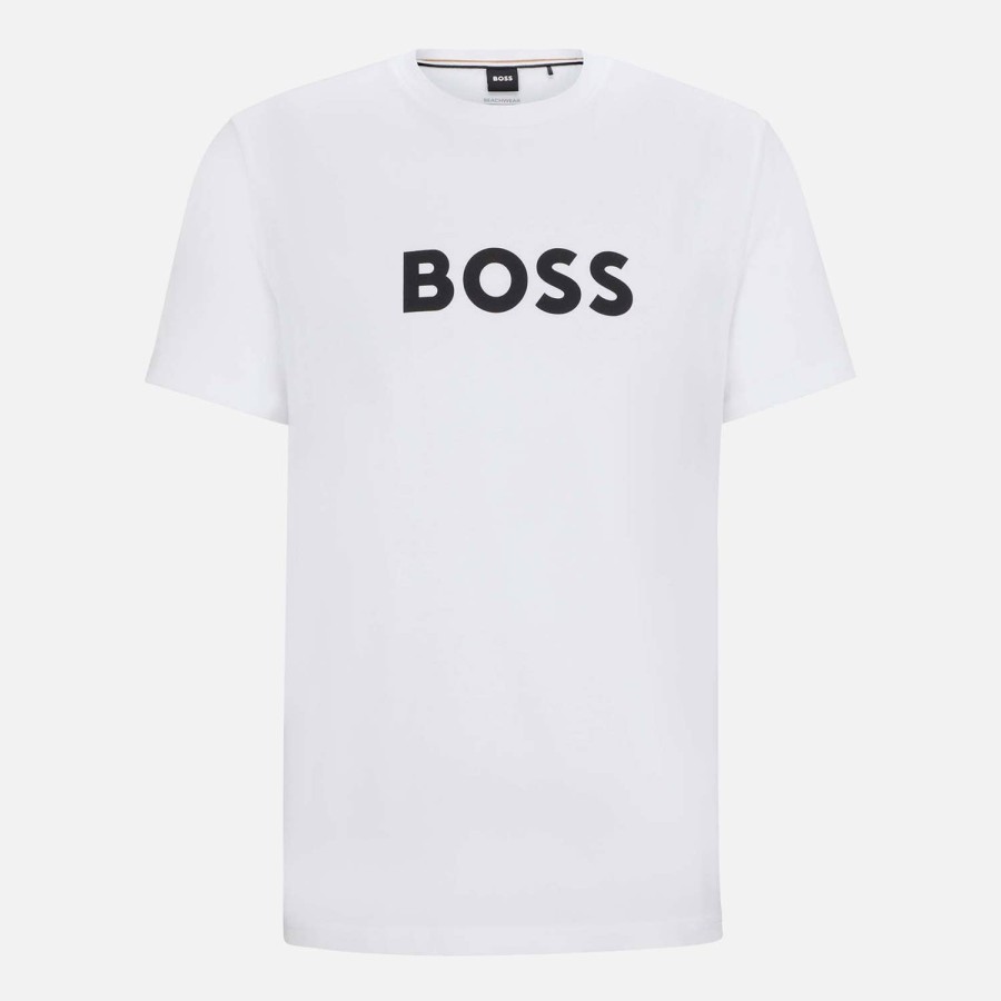 Manner BOSS Bodywear T-Shirts | Boss Bodywear Rn Baumwoll-Jersey-T-Shirt